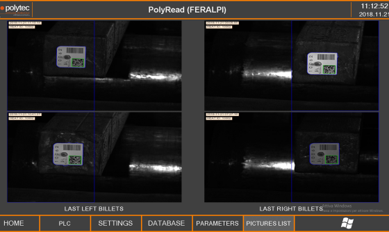 PolyREAD | System for Tag reading on billets before RHF 